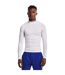 Haut Thermique Manches Longues Raglan Homme Blanc Under Armour-4