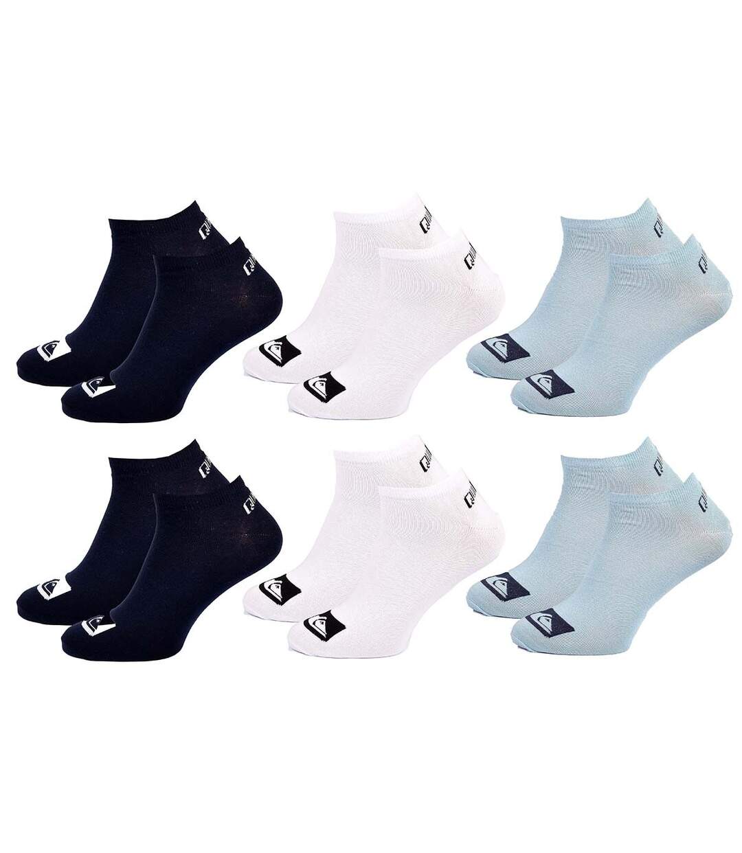 Chaussettes QUICKSILVER SNEAKER Pack de 6 Paires 7062-1