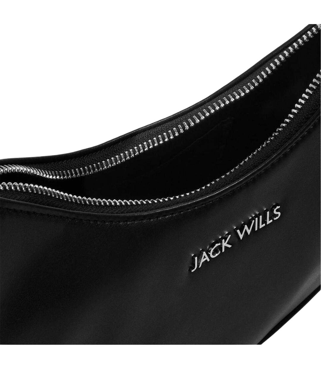 Womens/ladies Structured Casual Hobo Bag One Size Black Jack Wills-4