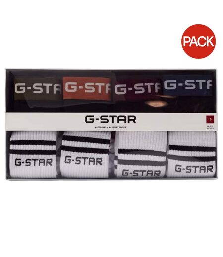Pack Of 8  Mens Titan T&s Boxer Briefs Set  Black White G-Star