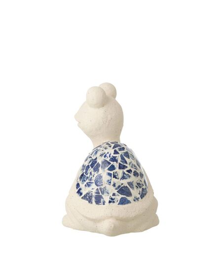 Statuette Tortue d'Extérieur Mosaïque 34cm Beige