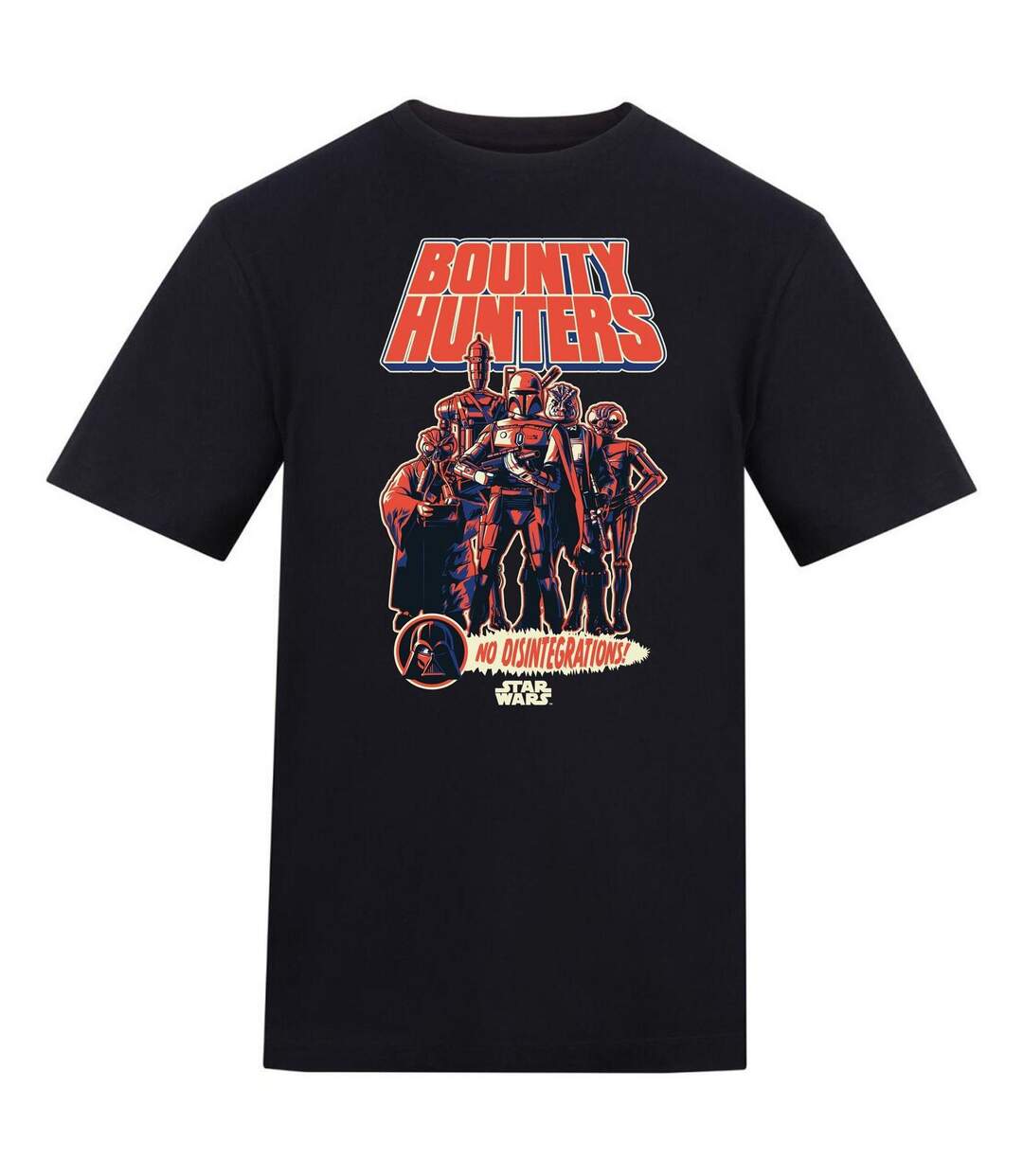 Mens Bounty Hunters T-shirt Black Star Wars: Bounty Hunter-1