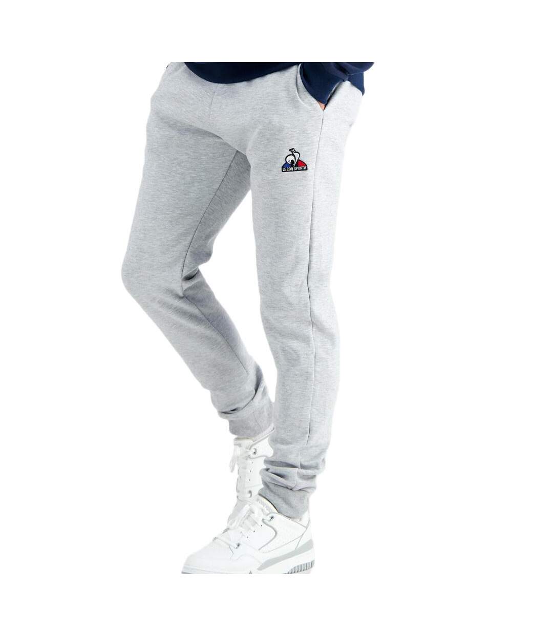 Jogging gris homme le coq sportif ess pant regular-1