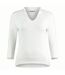 Kustom Kit Womens/Ladies Mandarin Collar Regular Top (White) - UTBC5171