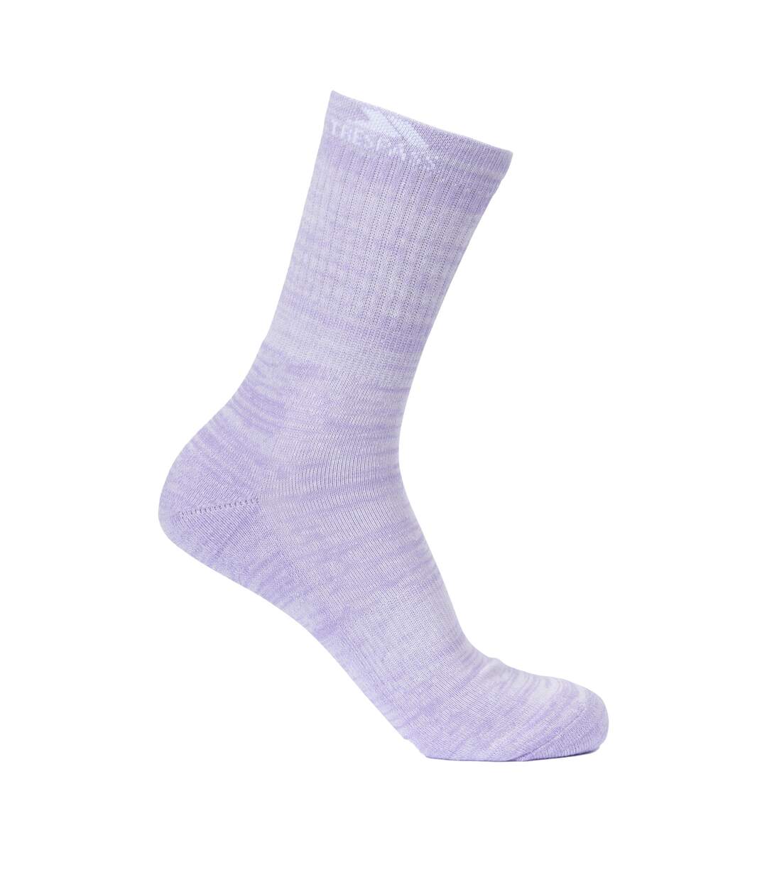 Chaussettes de marche helvellyn femme vert sombre / blanc cassé / bleu lavande chiné Trespass