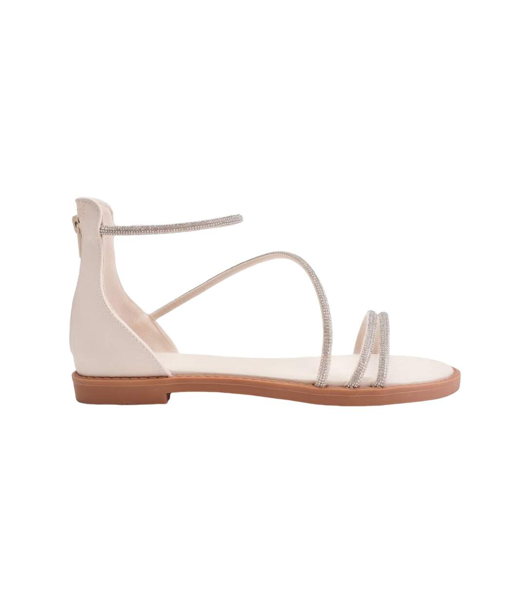 Sandales palmira femme blanc cassé Where´s That From