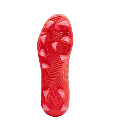 Womens/ladies Future 9 Play Firm Ground Football Boots Red Silver Puma