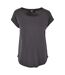 T-shirt Femme Gris Foncé Build Your Brand-1