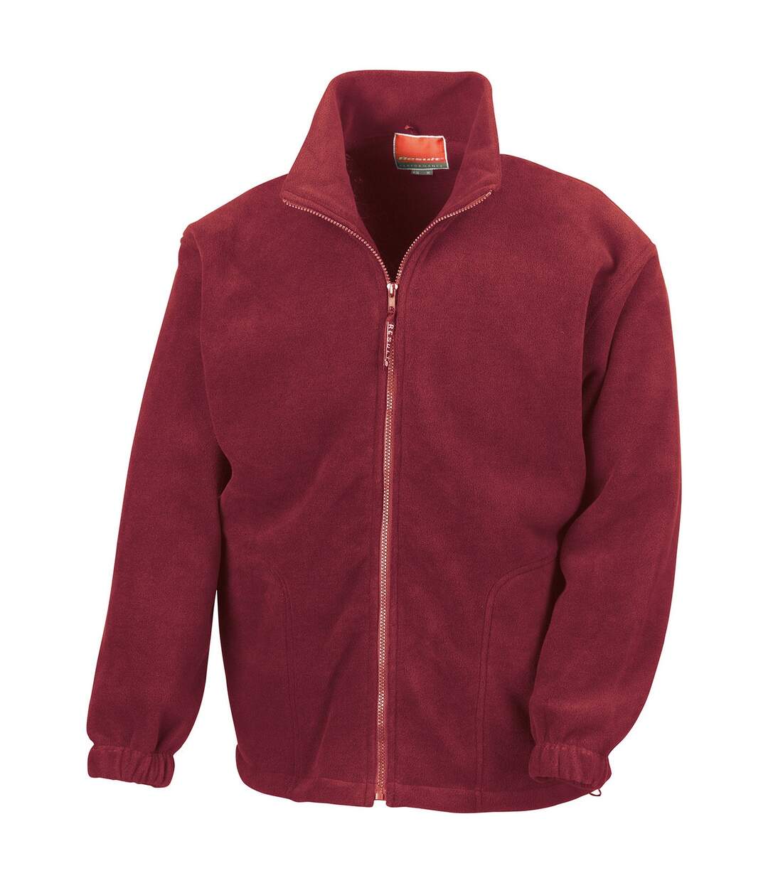 Mens polartherm fleece jacket burgundy Result