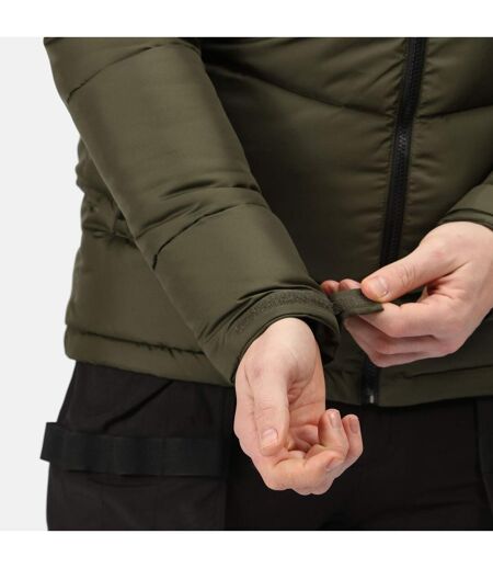 Regatta Mens Regime Insulated Padded Jacket (Dark Khaki/Black) - UTRG6505