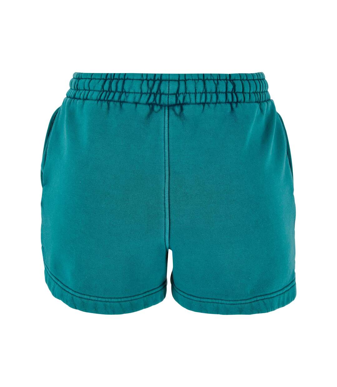 Womens/ladies Stone Wash Shorts Water Green Urban Classics-2
