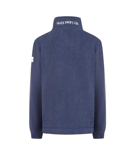 Haut Polaire Femme Bleu Marine Lazy Jacks