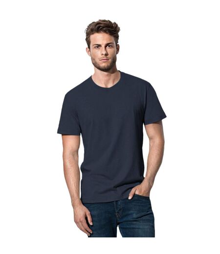 T-shirt Classique Homme Bleu Foncé Stedman