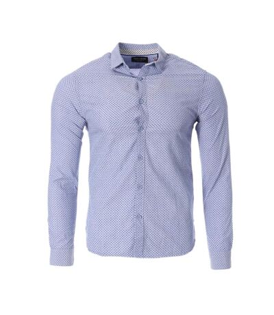 Chemises bleu à motifs homme teddy smith carton - s