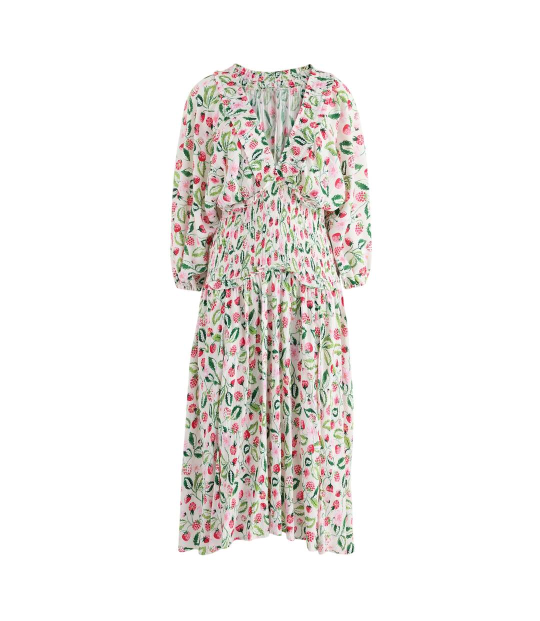 Robe Plage Motif/style Fraise Femme Blanc Cath Kidston-2