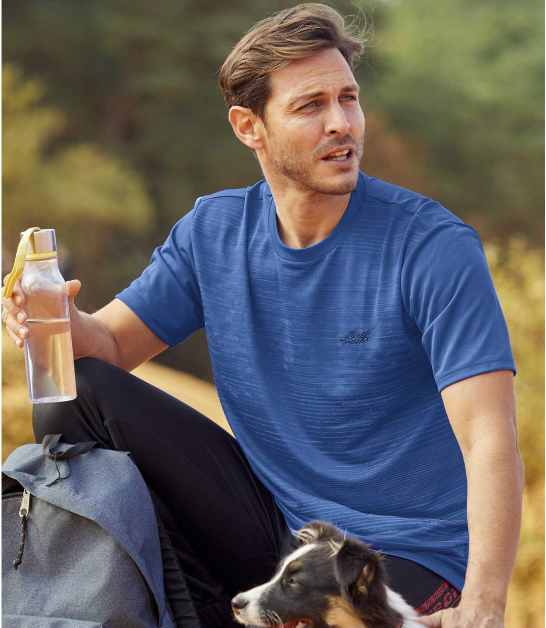 Sada 3 polyesterových triček Sportmen Atlas For Men