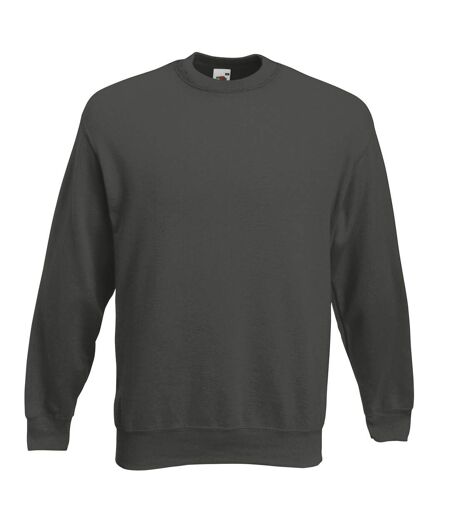 Fruit Of The Loom Unisex Premium 70/30 Set-In Sweatshirt (Charcoal) - UTRW3159