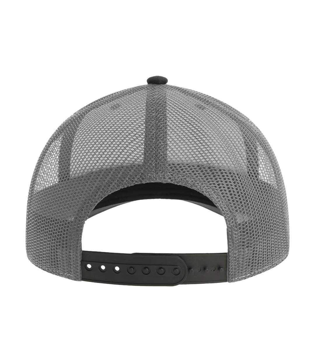 Casquette Trucker Zion Noir Gris Foncé Atlantis Headwear-3