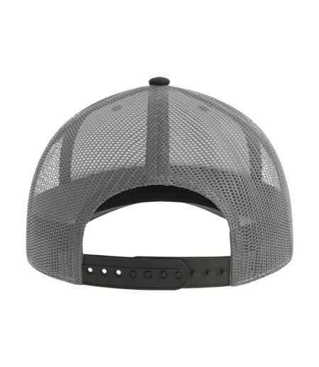 Casquette Trucker Zion Noir Gris Foncé Atlantis Headwear