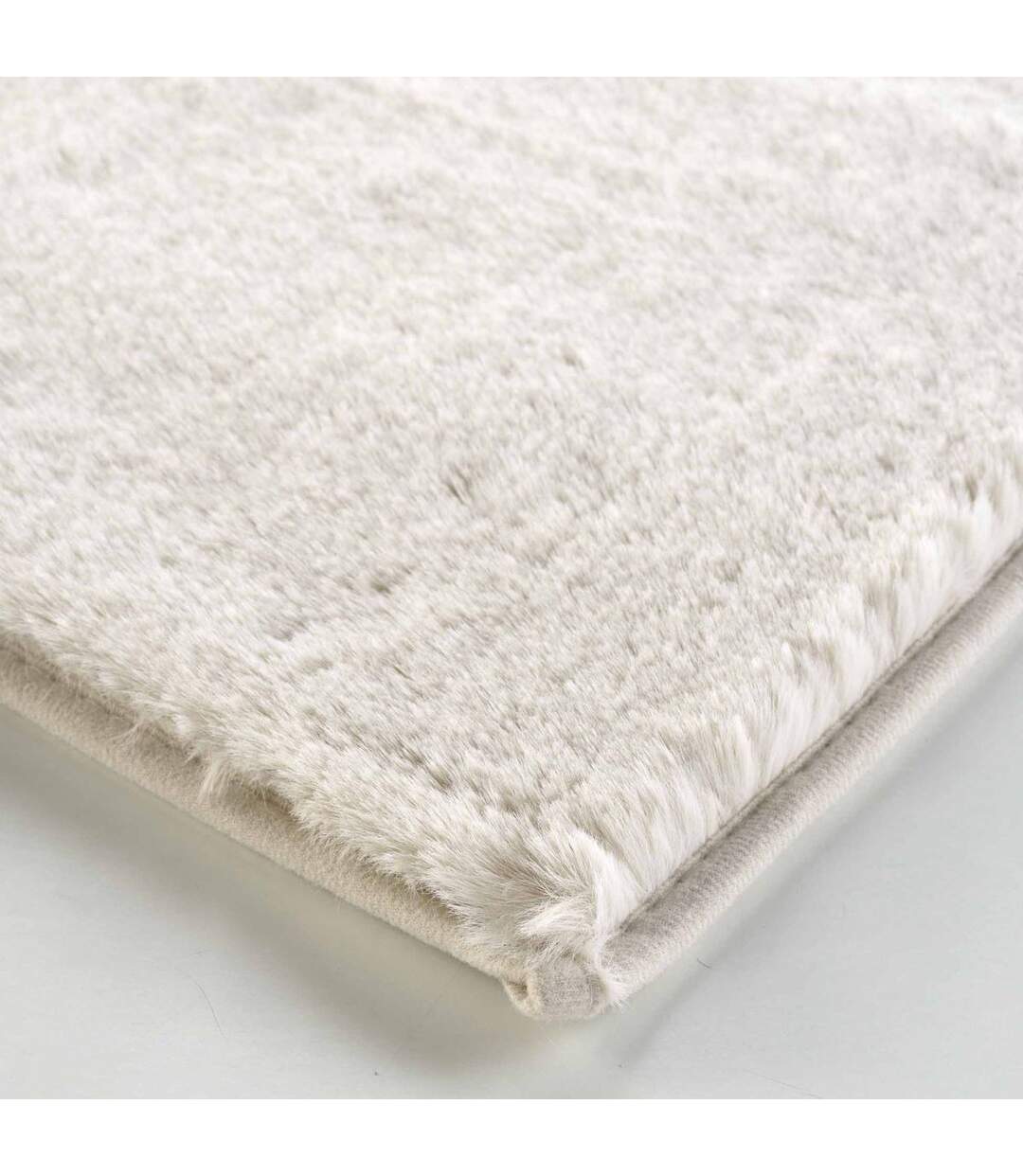 Tapis Imitation Fourrure Feline 60x90cm Naturel-2