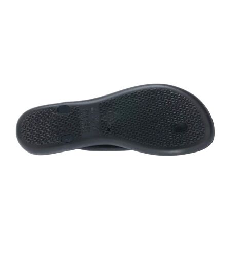 Womens/ladies wave bubble flip flops black Ipanema
