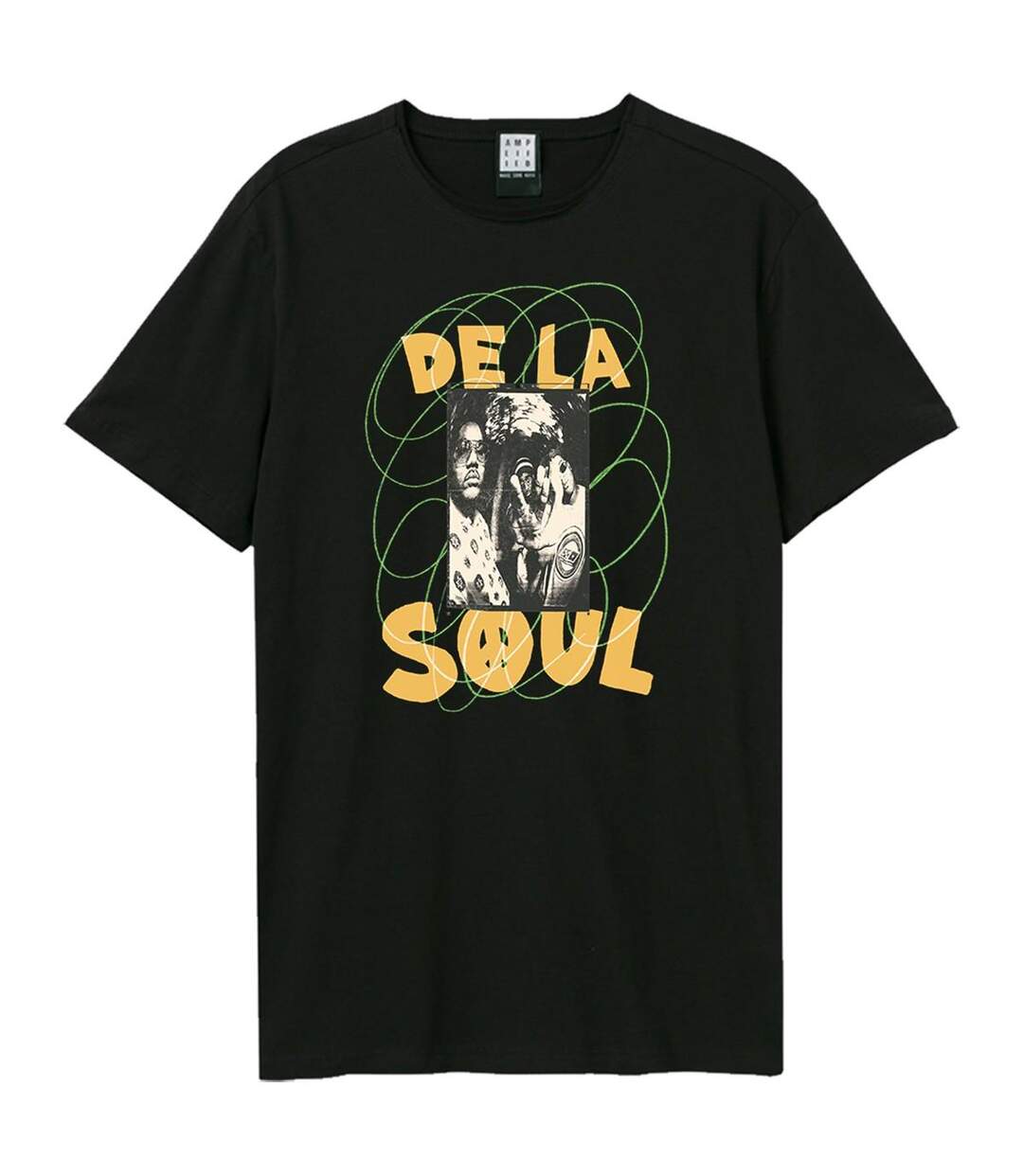 T-shirt Style De La Soul Scribble Adulte Noir Amplified-1