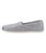 Womens/ladies Alpargata Espadrilles Grey Toms-3
