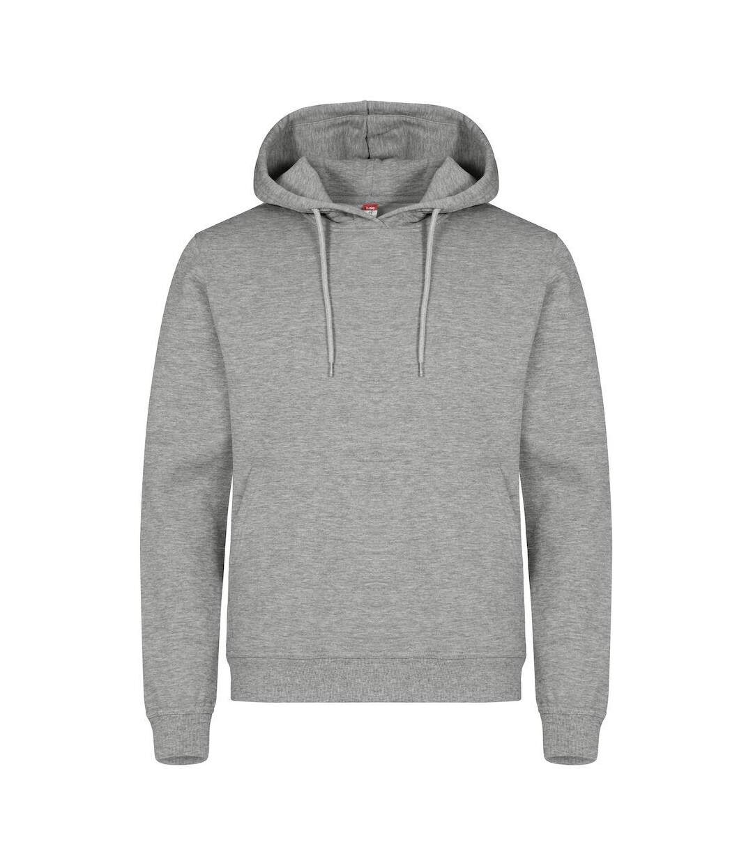 Sweat À Capuche Miami Homme Gris Chiné Clique-1