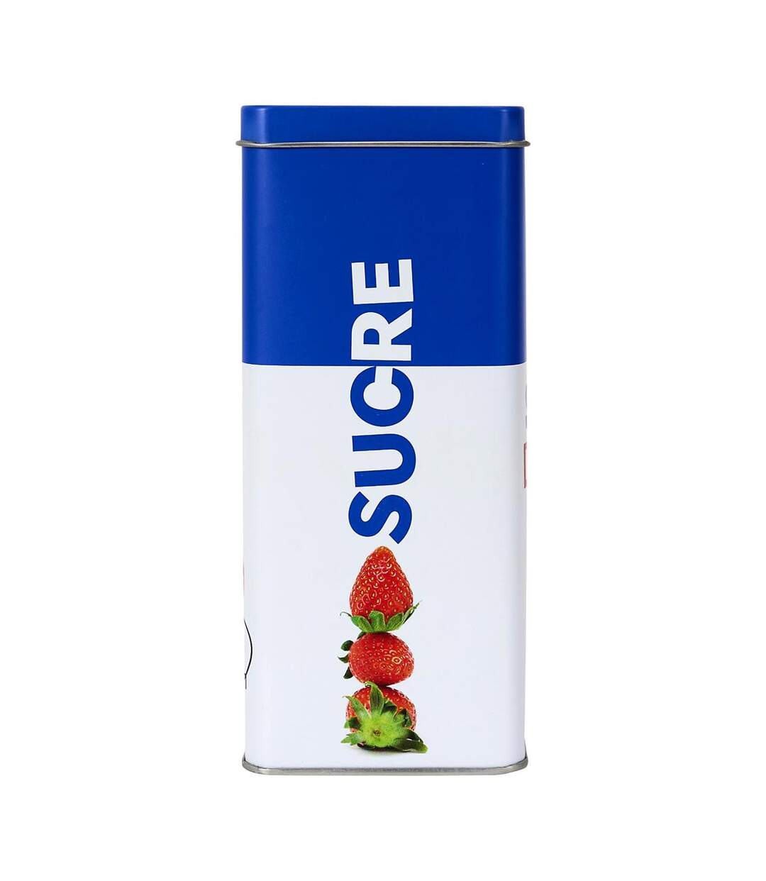 Boîte à Sucre en Métal Ludique 18cm Bleu-3