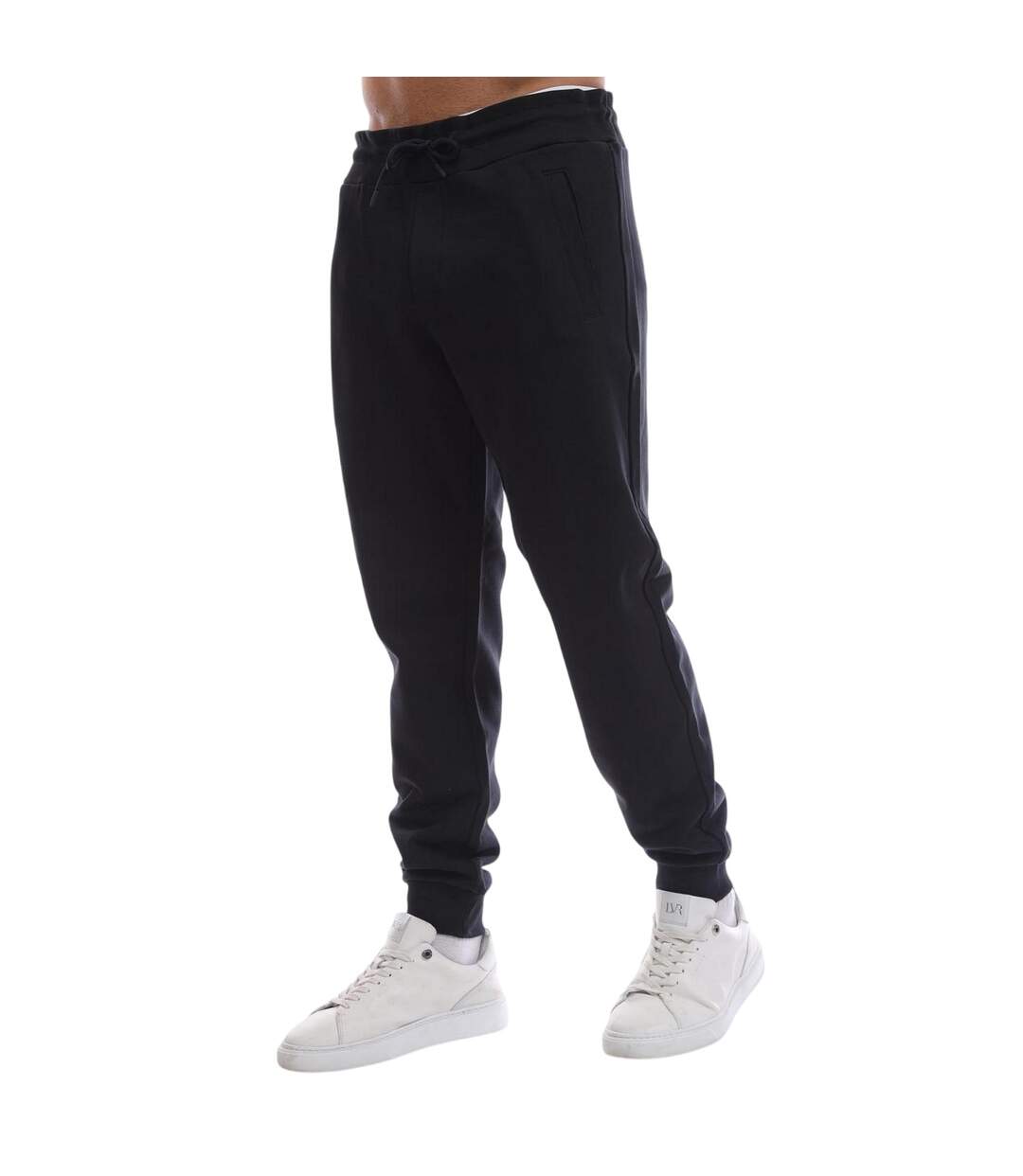 Mens Tapered Slim Joggers Nero Emporio Armani EA7-4