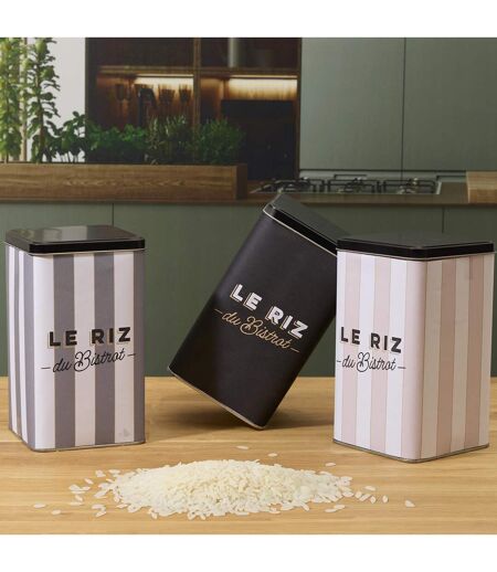 Boite de rangement en métal AU BISTROT Riz