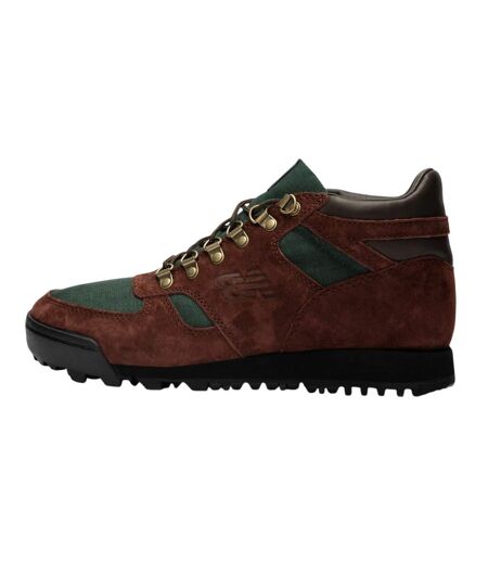 Mens Lace Up Mid Boots Brown New Balance
