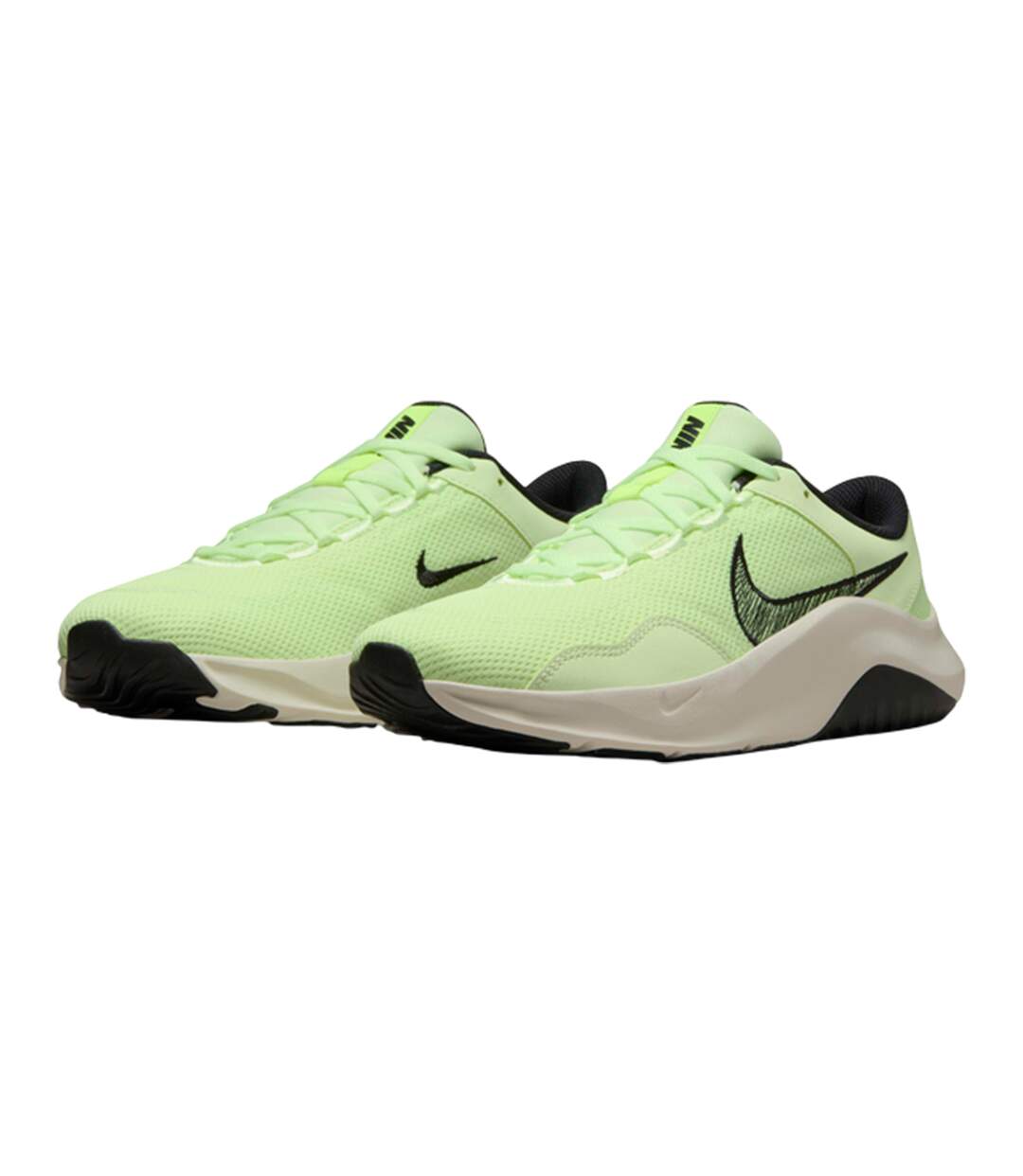 Baskets Motif/style Swoosh Legend Essential Homme Jaune Fluo Nike-1