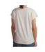 T-Shirt blanc femme tbs navy-2