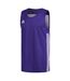 Maillot De Basket Sans Manches Speed Homme Violet Blanc Adidas-2
