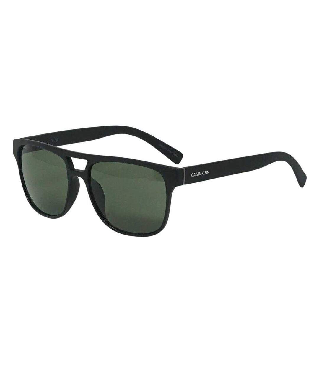 Mens Matte Sunglasses One Size Black Green Calvin Klein-2
