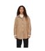 Womens/ladies Long-sleeved Shacket Tigers Eye Enhance-4