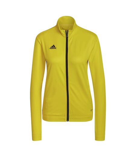 Veste De Survêtement Entrada Femme Jaune Noir Adidas
