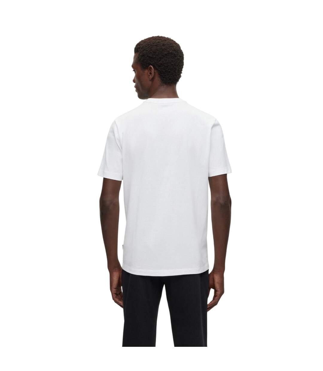 T-shirt Tiburt Homme Blanc Boss-3