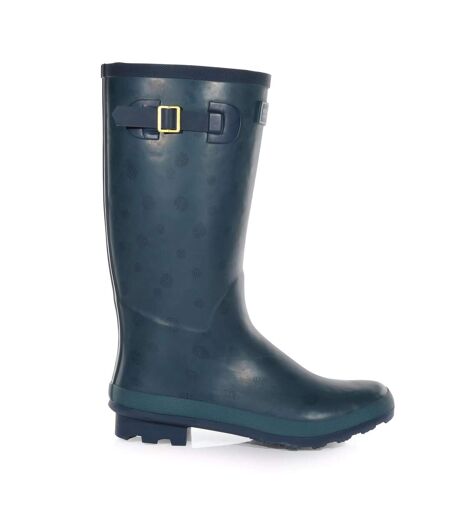 Bottes de pluie fairweather femme libellule à pois Regatta