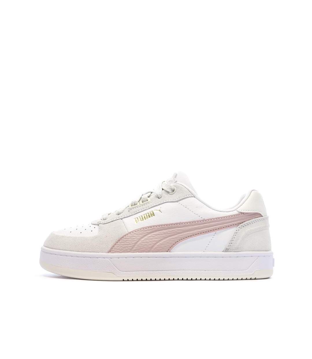 Baskets blanc/rose femme puma caven 2.0 lux sd-1