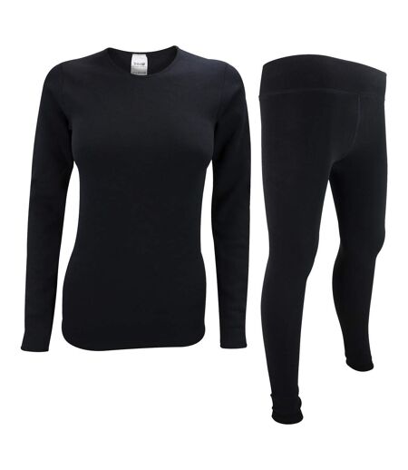 Ladies Long Sleeve Thermal Top & Thermal Leggings for Winter