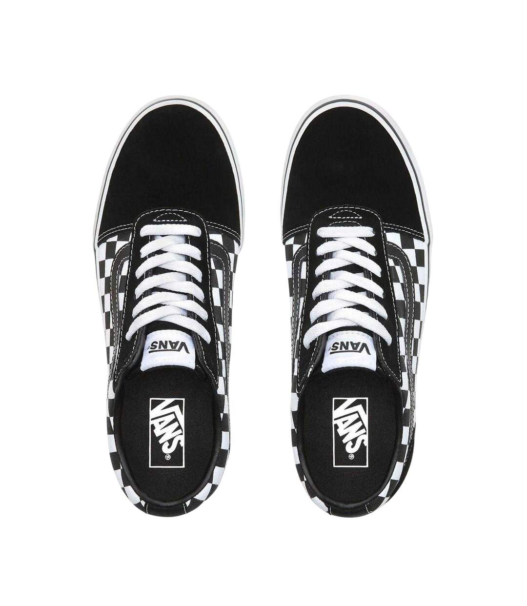 Baskets Ward Homme Noir Blanc Vans-4