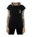 Disney Femme/Ladies Minnie Mouse Kick Chest Cotton T-Shirt (Noir) - UTBI31752-3