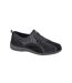 Boulevard Womens/Ladies Printed Suede Sneakers (Black) - UTDF2337