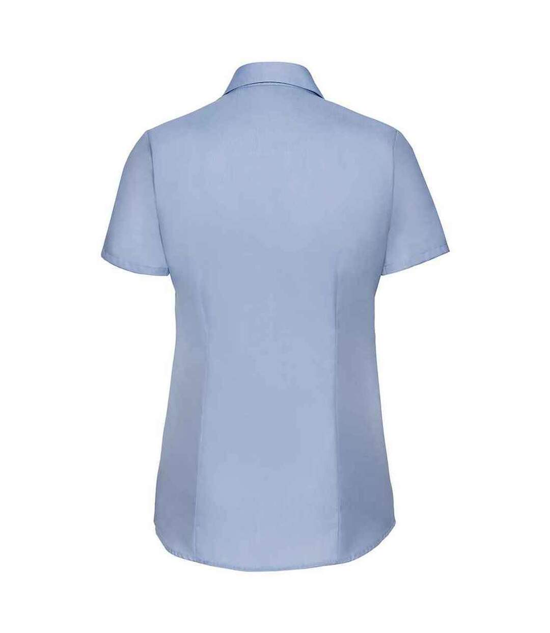 Chemisier Manches Courtes Femme Bleu Clair Russell Collection-2