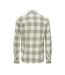 Chemise Blanc/Grise Homme Only & Sons Mundur - L