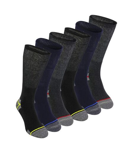 Multipack Mens Diabetic Work Socks | Non Elastic Breathable Diabetic Socks