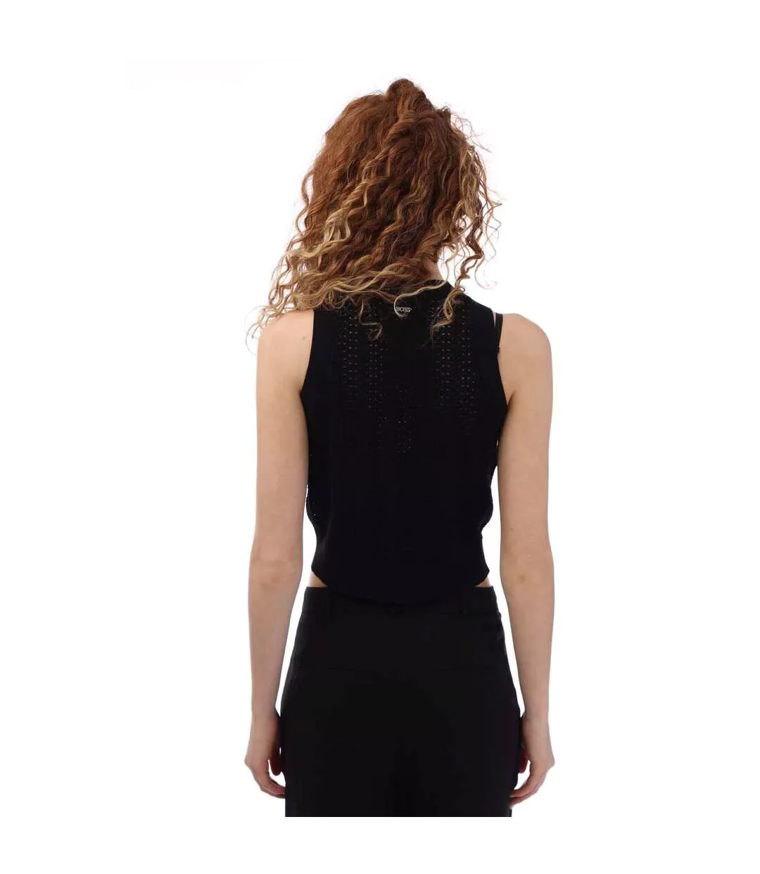 Haut Fassia Femme Noir Boss-3