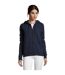Womens/ladies Seven Full Zip Hoodie French Navy SOLS-1